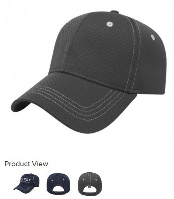 Soft Textured Polyester Mesh Cap