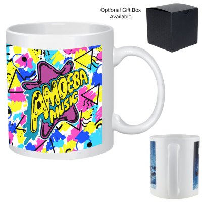 11 Oz Full Color Stoneware Mug