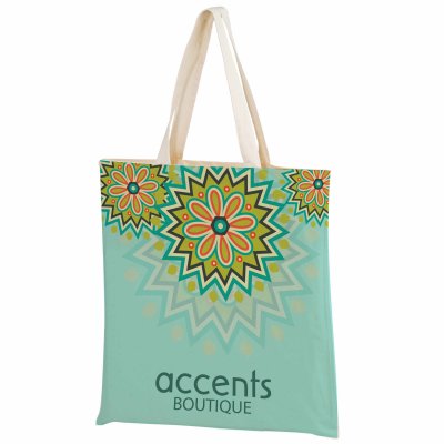 Sublimated Cotton Canvas Tote Bag