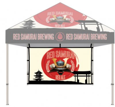10 ft. Tent Backwall - Single-Sided