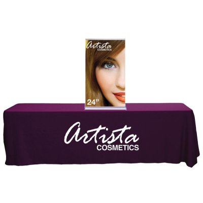 24 x 45 in. Tabletop Vinyl Retractable Banner