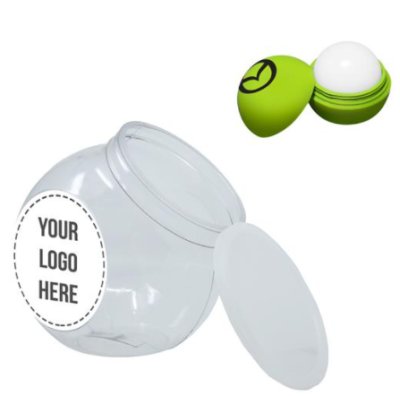 Large Fish Bowl with Yummy Lip Balm