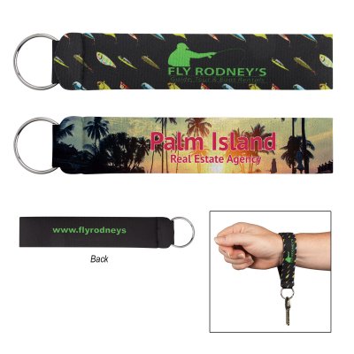 Neoprene Wristband with Key Ring